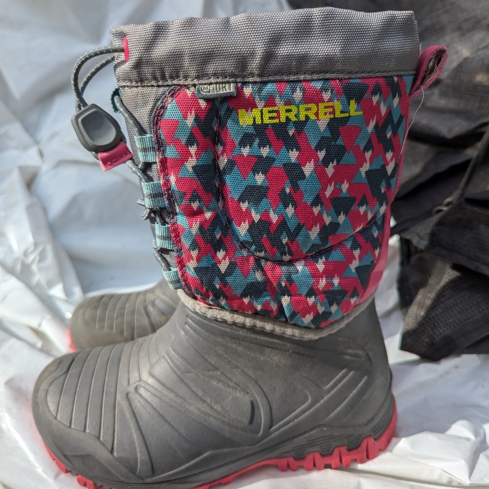 Merrell Girls Snow Winter Insulated Boots Size 13